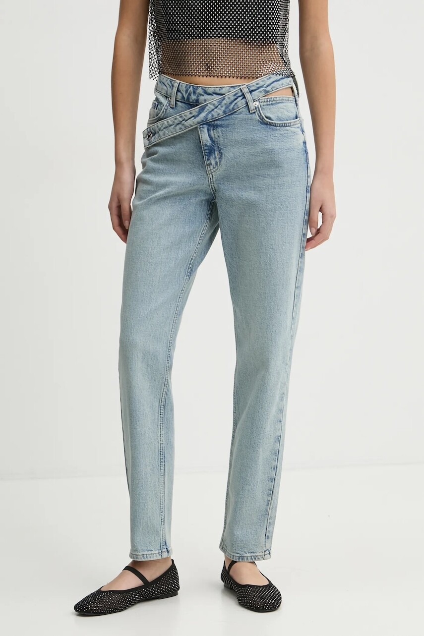 Rifle Karl Lagerfeld Jeans dámske, stredne vysoký pás, A1W10093