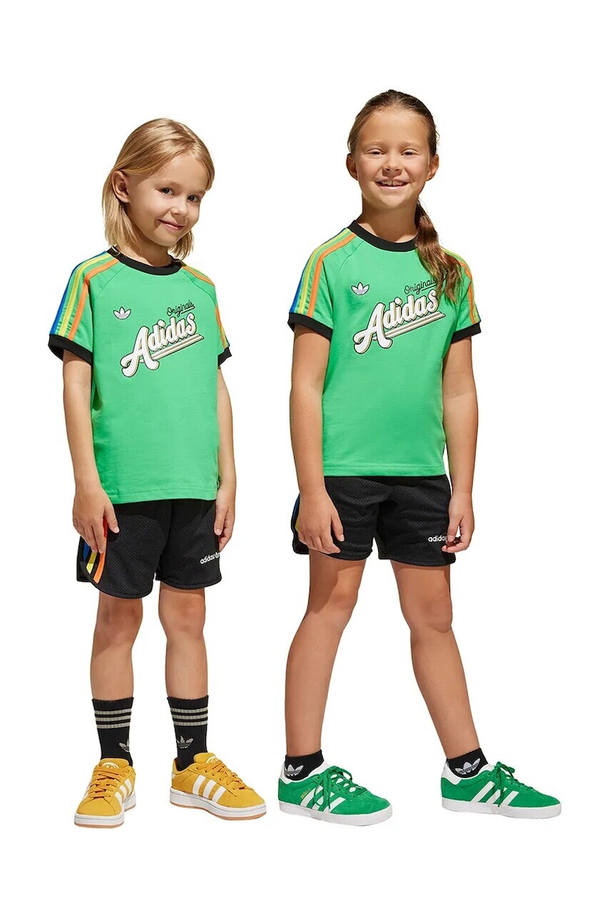 Detská súprava adidas Originals zelená farba, JC5885