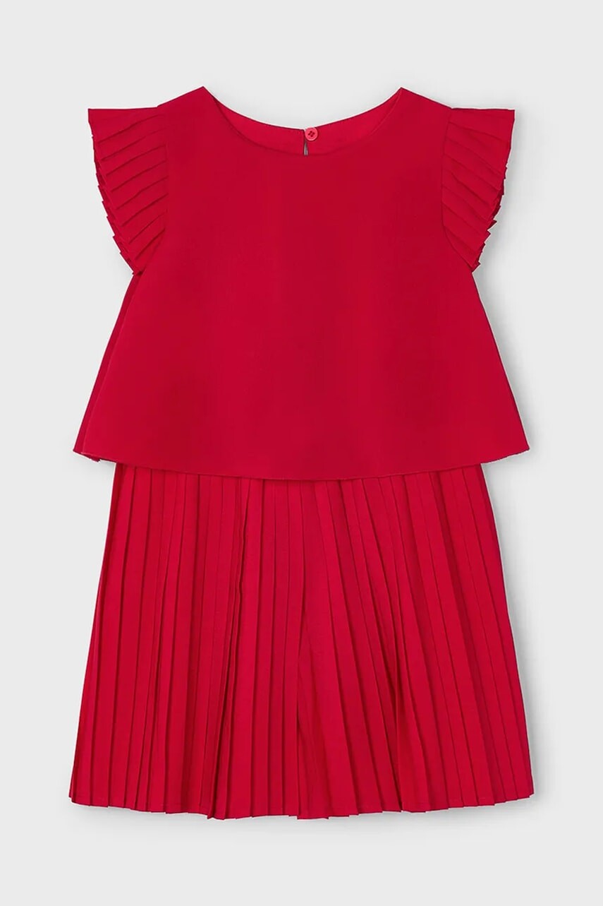 Detská kombinéza Mayoral červená farba, 3871