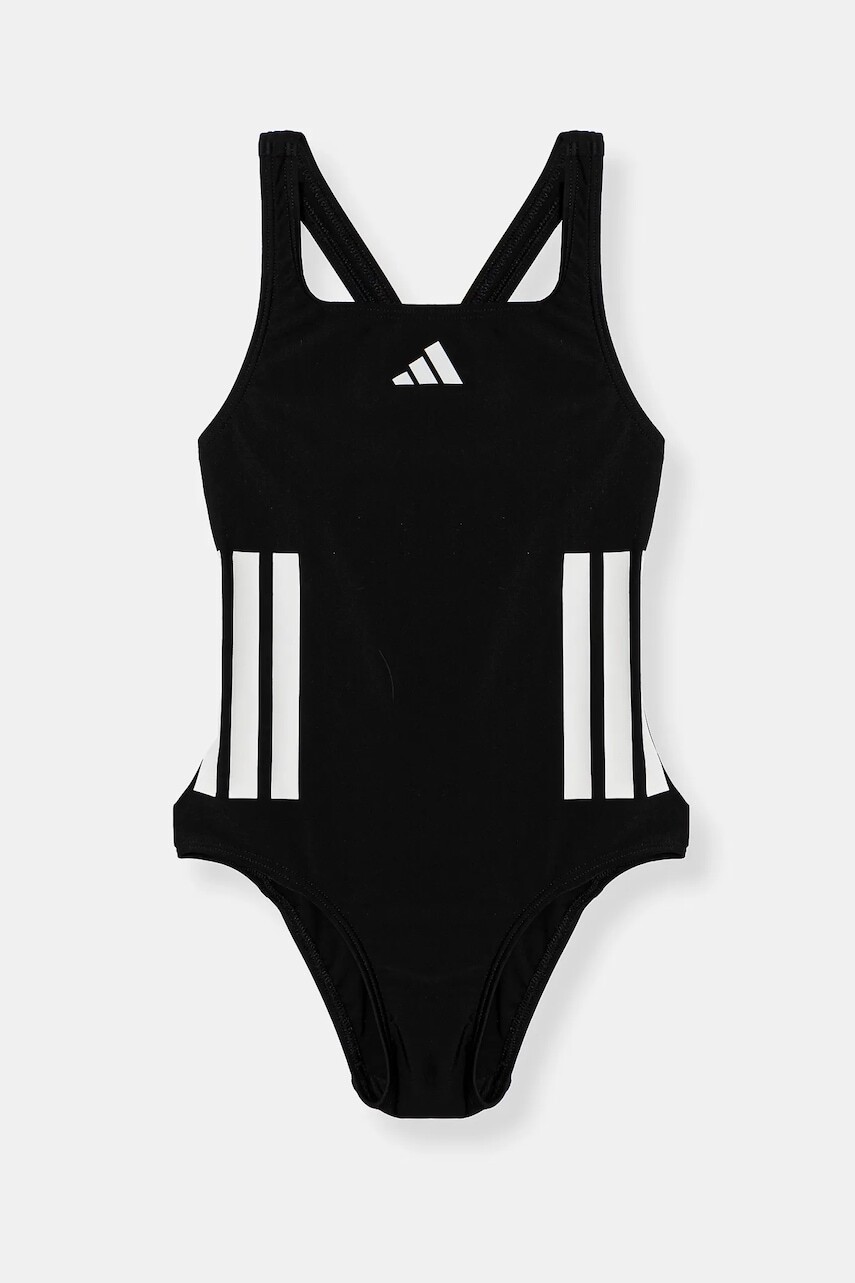 Jednodielne detské plavky adidas Performance čierna farba, JN6577