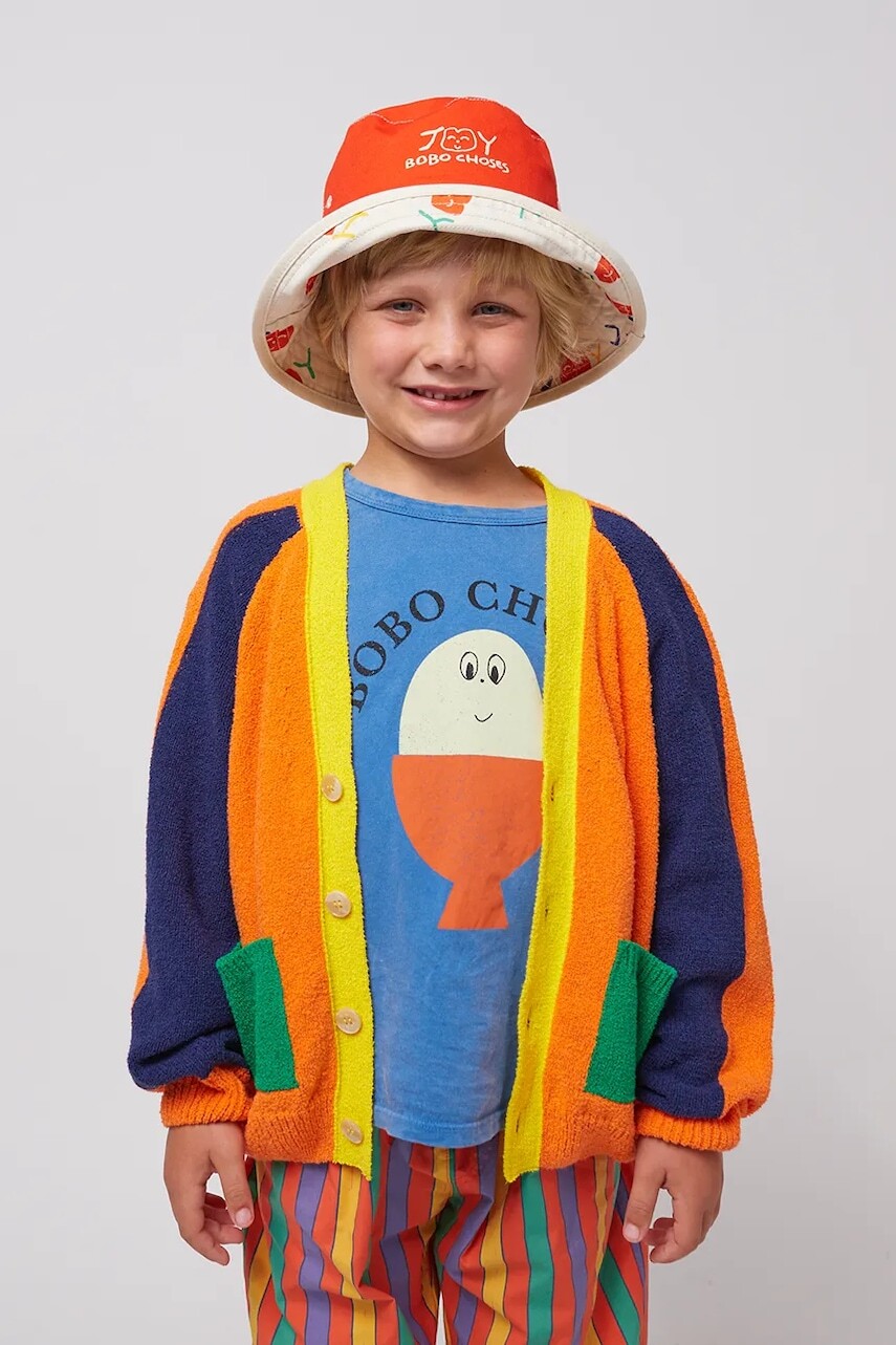 Detský sveter Bobo Choses oranžová farba, 125AC103