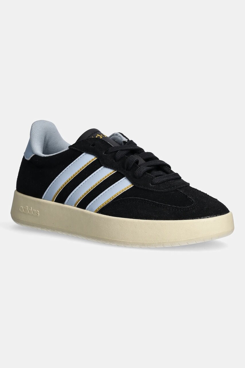 Semišové tenisky adidas Barreda čierna farba, JP7108