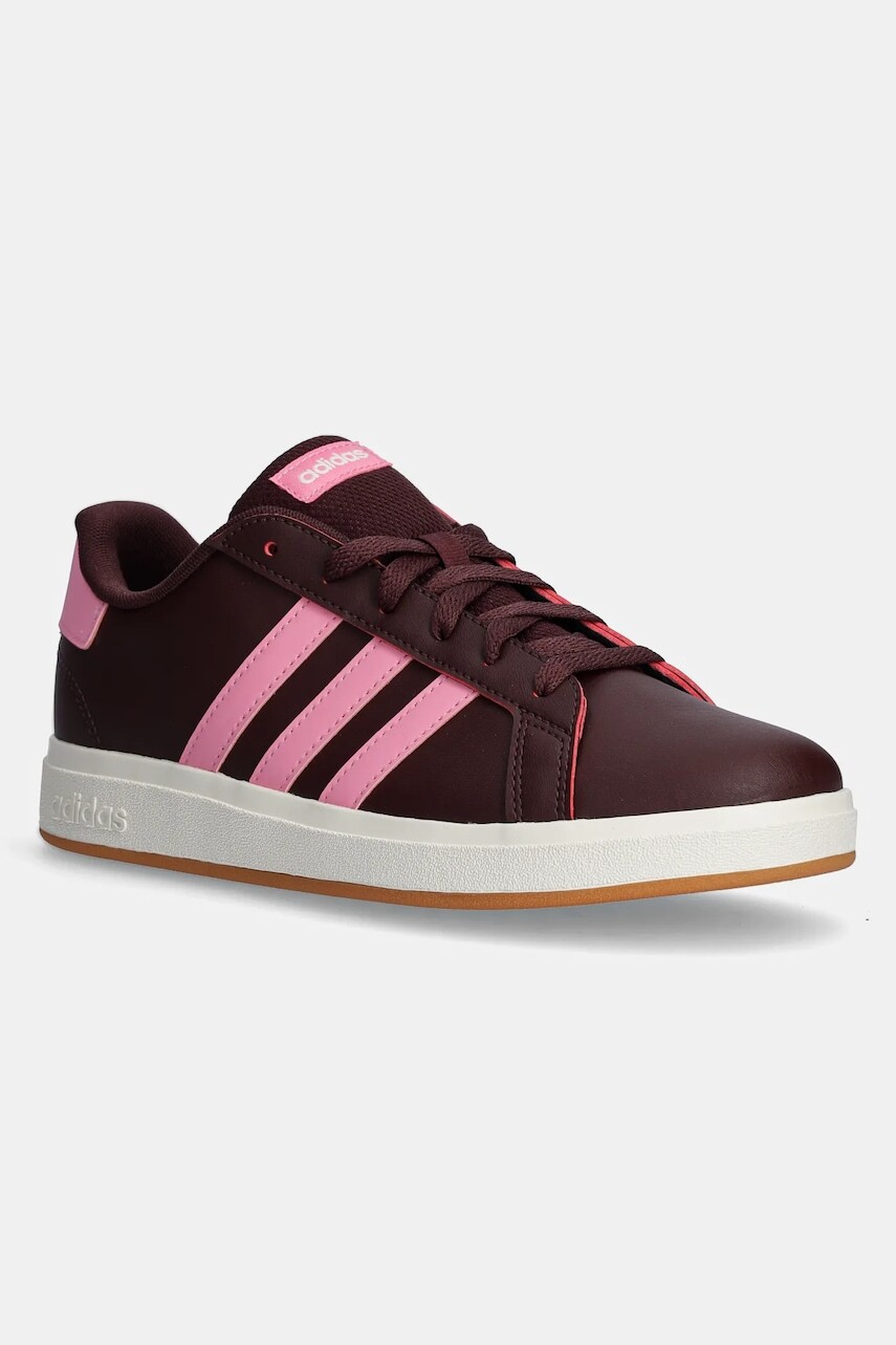 Detské tenisky adidas GRAND COURT 2.0 bordová farba, JR5111