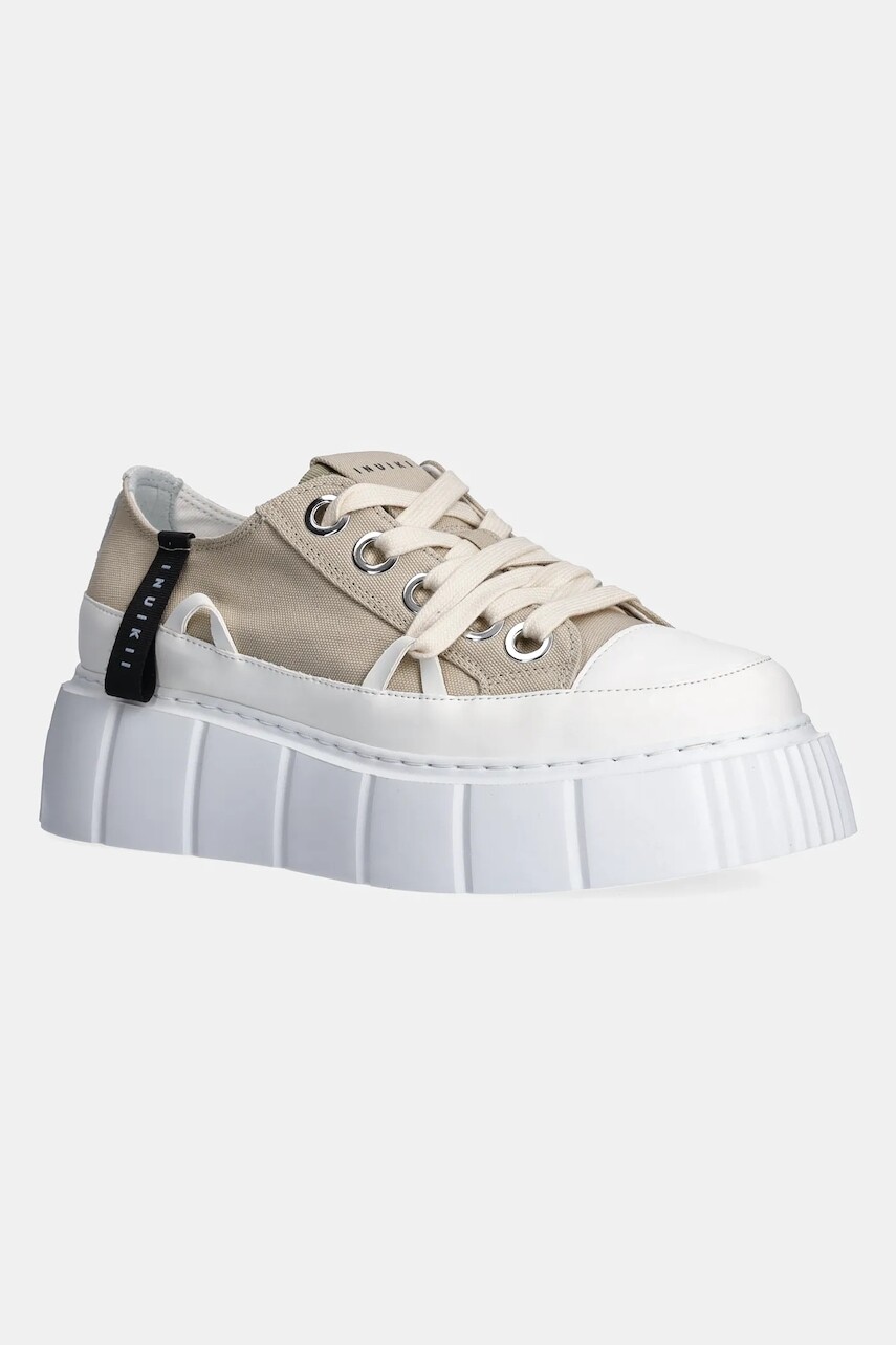 Tenisky Inuikii Matilda Canvas Low dámske, béžová farba, 1001.001.0012.030 / 30102-025