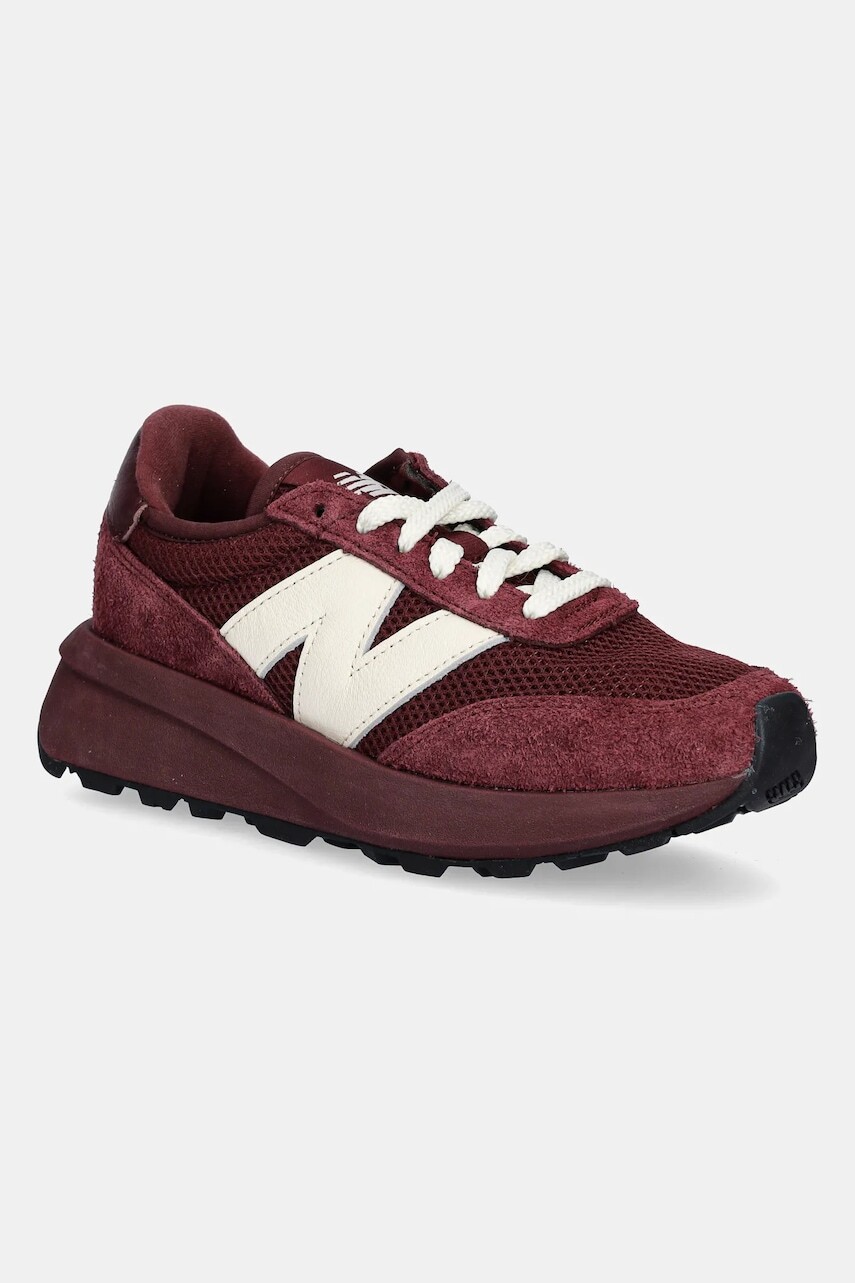 Tenisky New Balance 370 bordová farba, U370PA