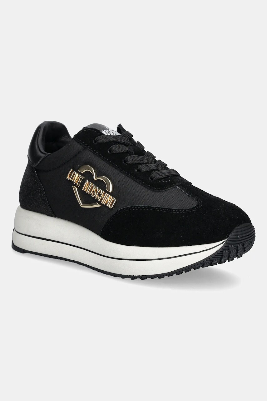 Tenisky Love Moschino čierna farba, JA15074G1MINA00A