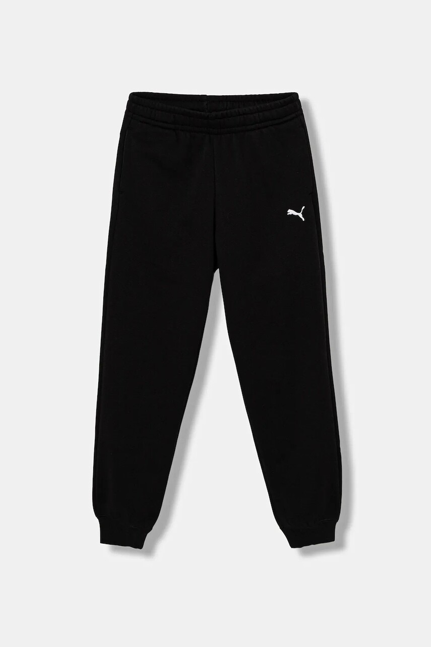 Detské tepláky Puma ESS Sweatpants CL FL béžová farba, jednofarebné, 684898