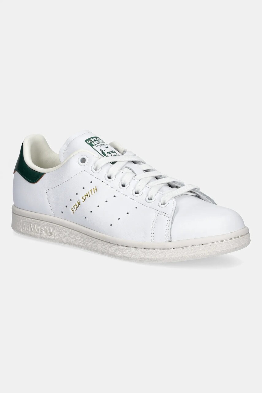 Kožené tenisky adidas Originals Stan Smith pánske, biela farba, JH9704