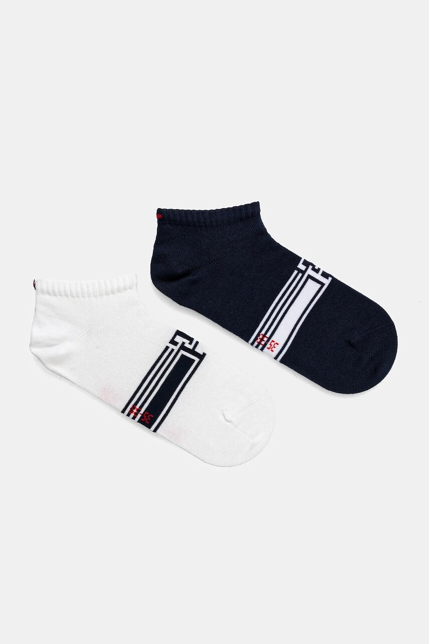 Detské ponožky Tommy Hilfiger 2-pak tmavomodrá farba, 701232717