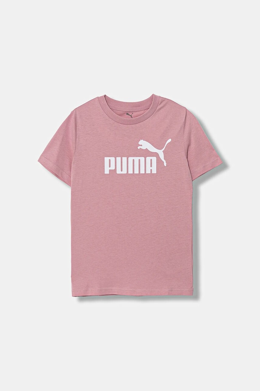 Detské tričko Puma ESS No. 1 Logo Tee čierna farba, 684892