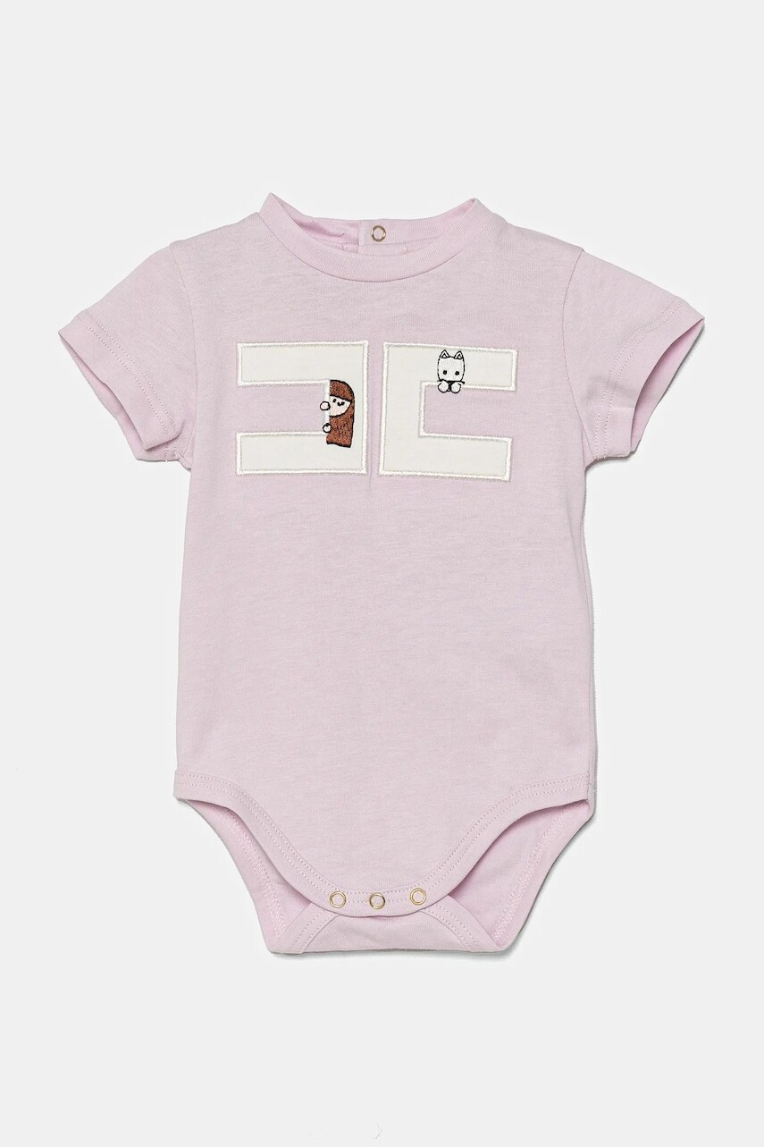 Bavlnené body pre bábätká Elisabetta Franchi ENBD003.0.JF054