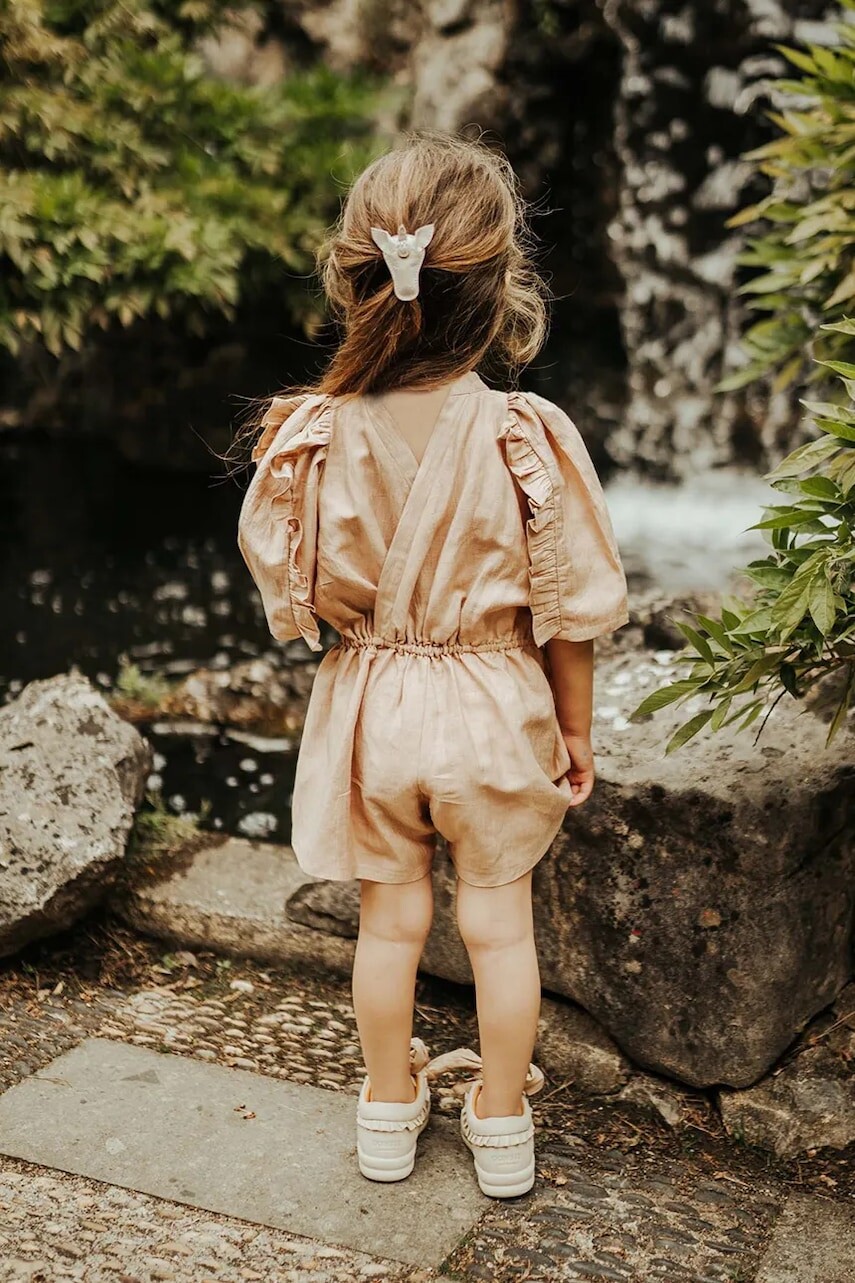 Detský overal Donsje Femmie Playsuit ružová farba, 4092200