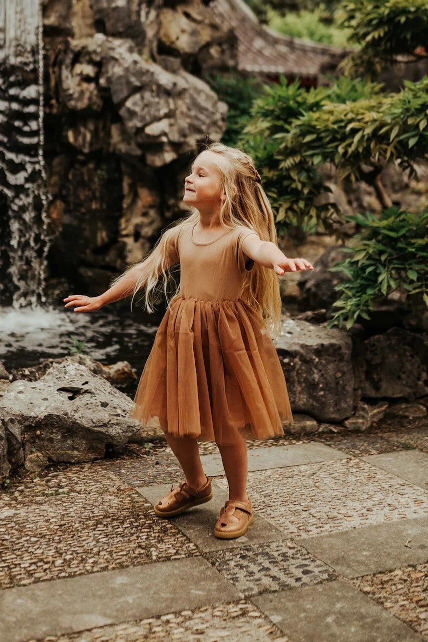 Dievčenské šaty Donsje Timie Dress ružová farba, mini, áčkový strih, 4098200