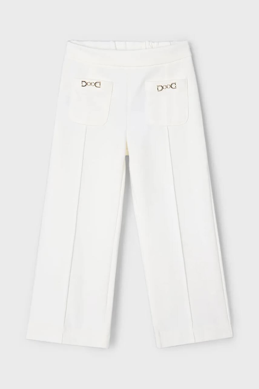 Detské nohavice Mayoral béžová farba, jednofarebné, 3552