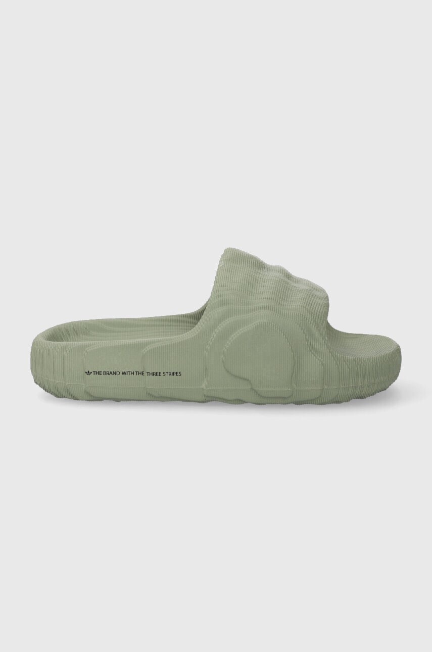 Šľapky adidas Originals ADILETTE 22 dámske, zelená farba, IG8264