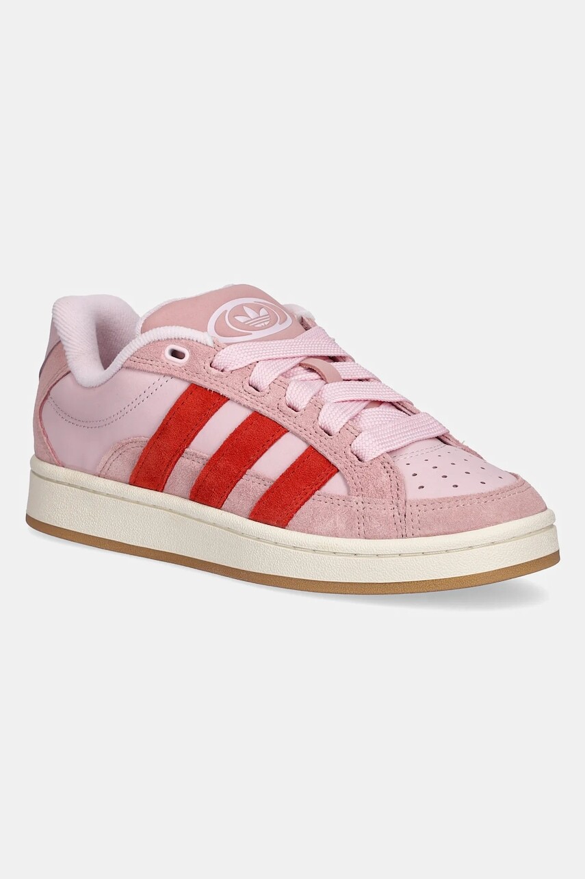 Kožené tenisky adidas Originals Campus 00S Beta W ružová farba, JH5607