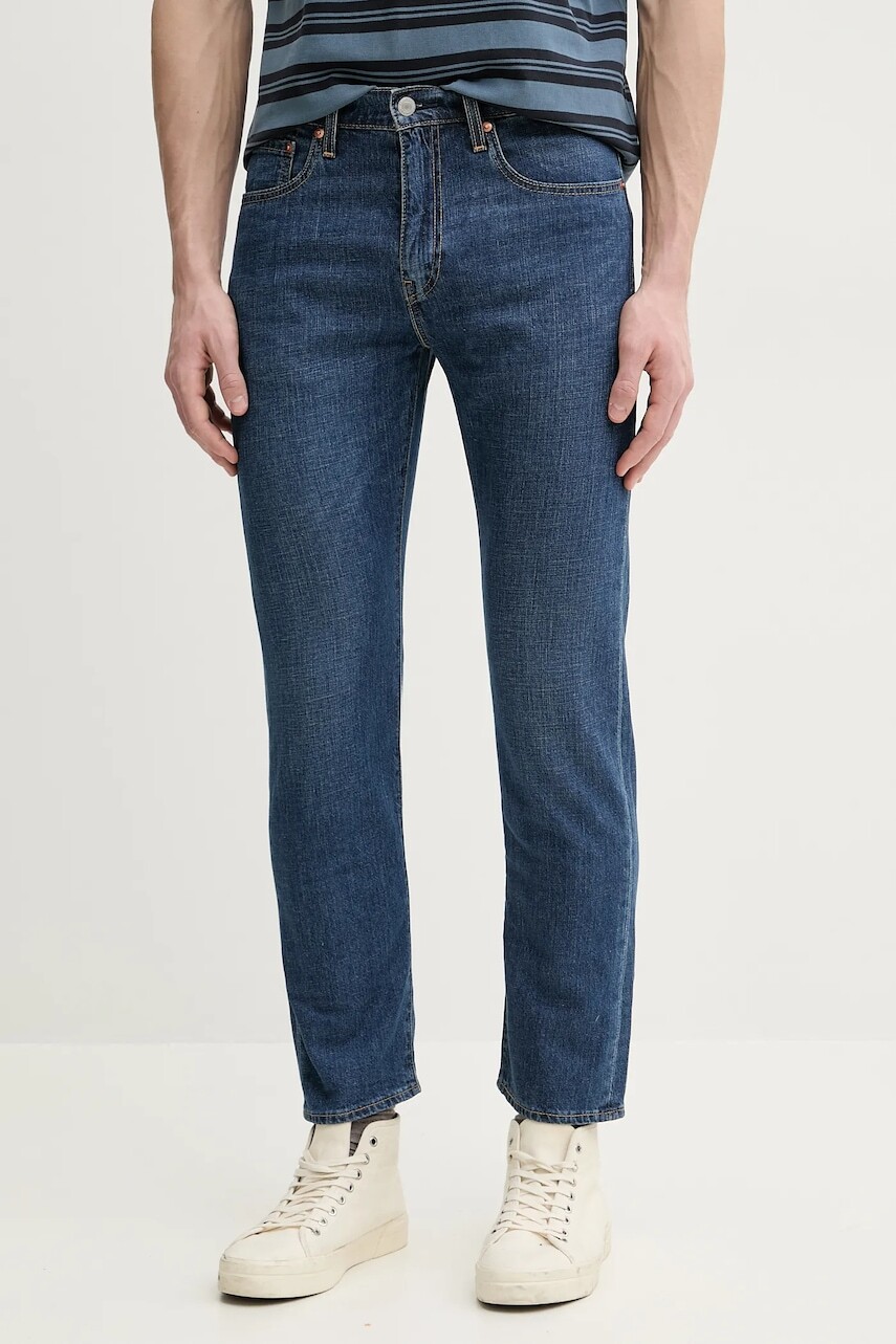 Rifle Levi's 502® TAPER pánske, tmavomodrá farba, 29507