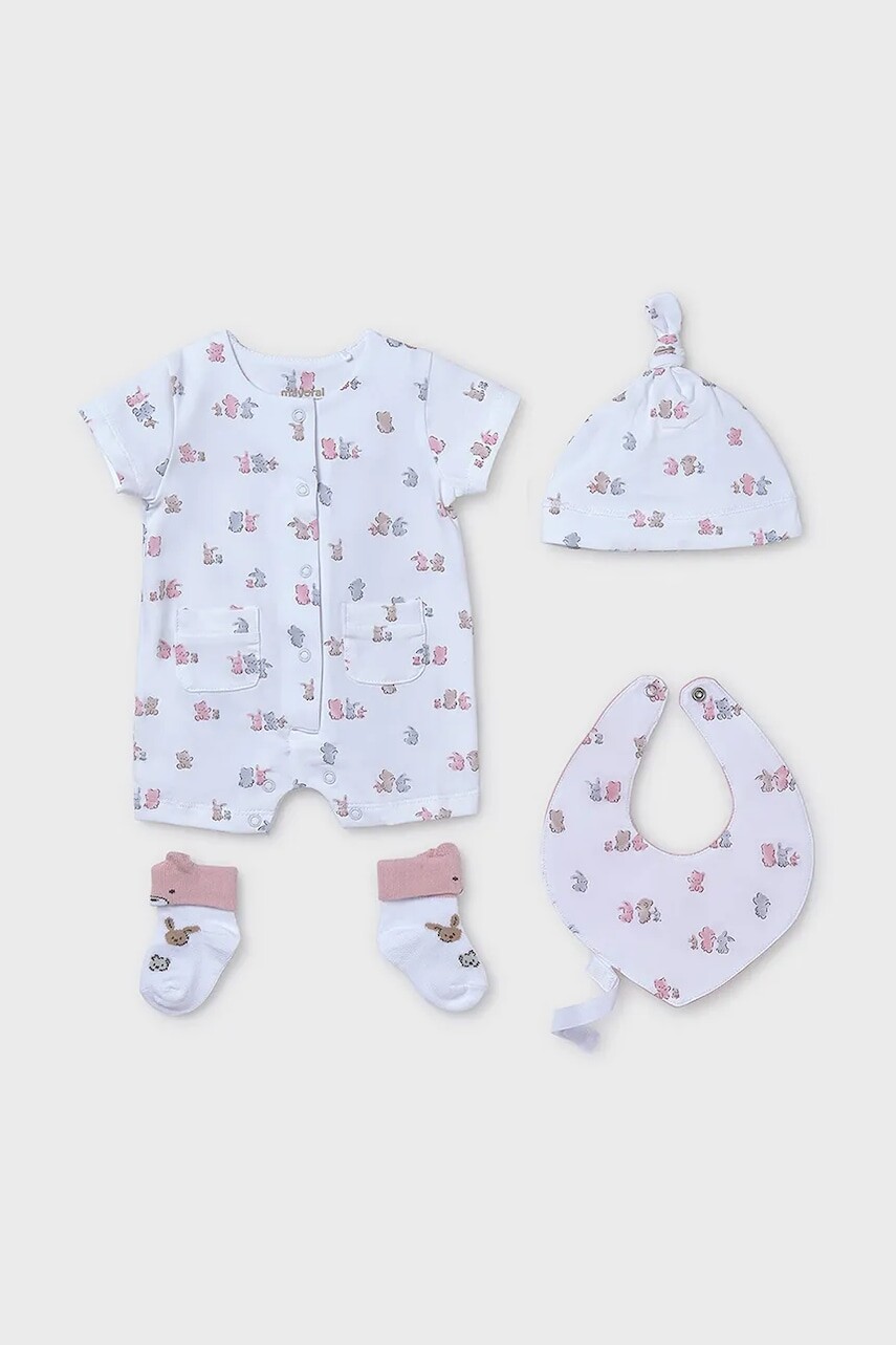 Sada pre bábätká Mayoral Newborn ružová farba, 9910