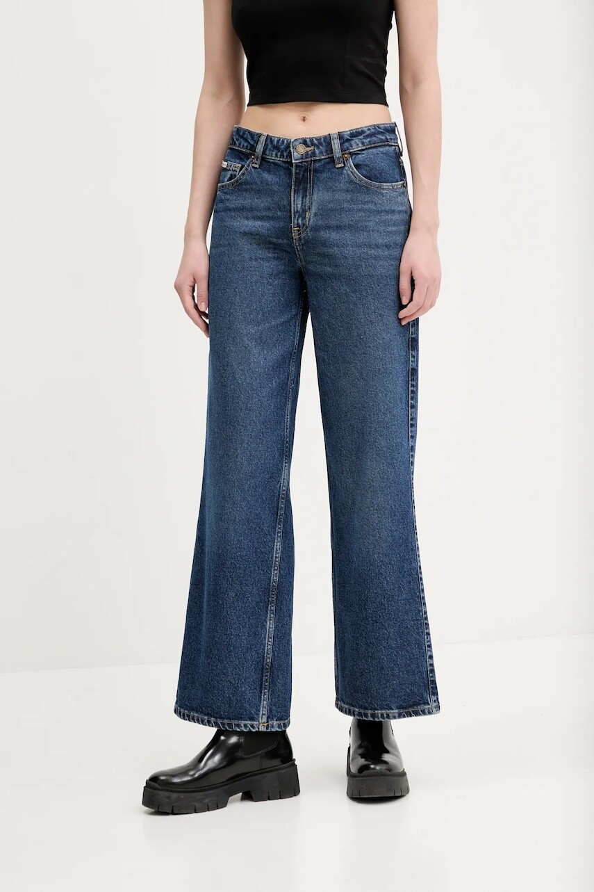 Rifle Guess Jeans dámske, tmavomodrá farba, W5RA0Y D5M42