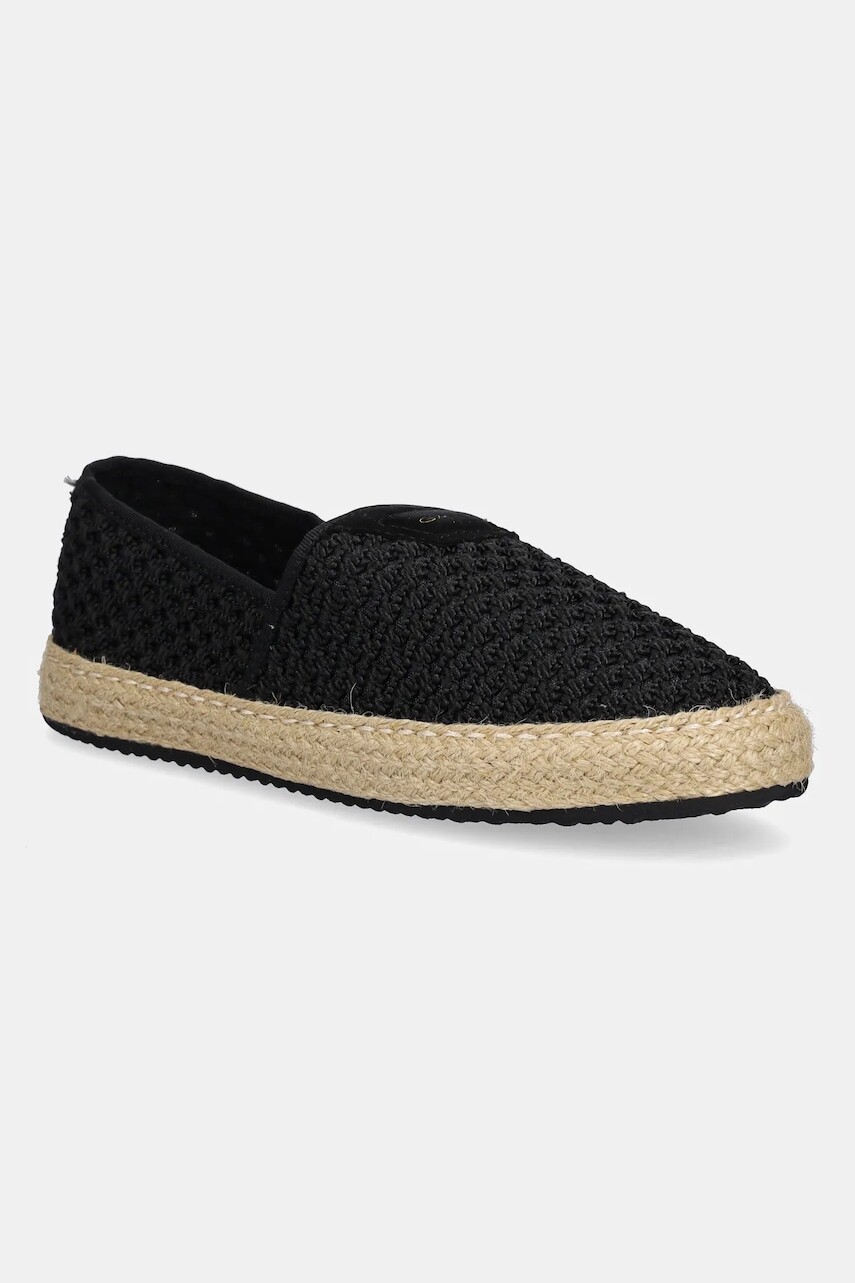 Espadrilky Gant Raffiaville čierna farba, 30568946.G00