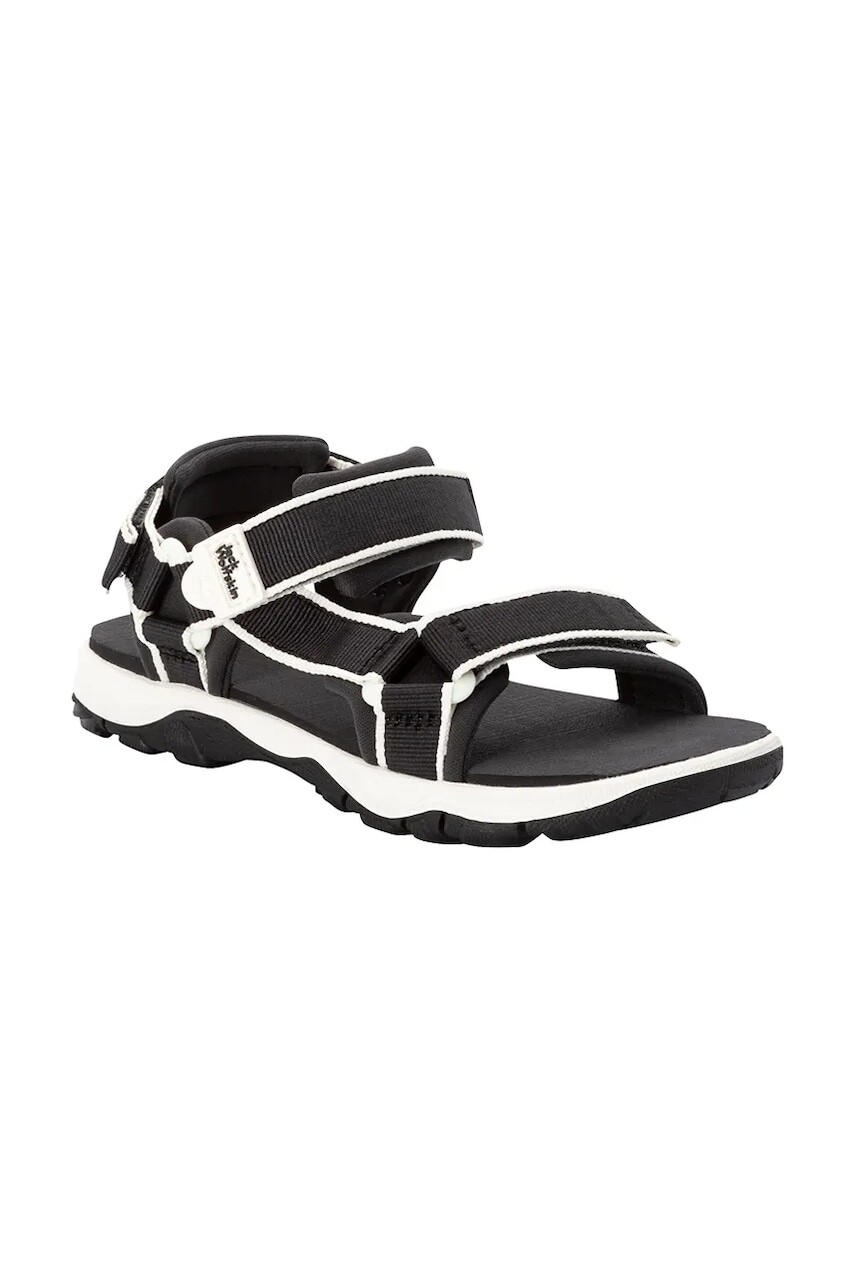 Detské sandále Jack Wolfskin SEVEN SEAS 3 K čierna farba, 4040061
