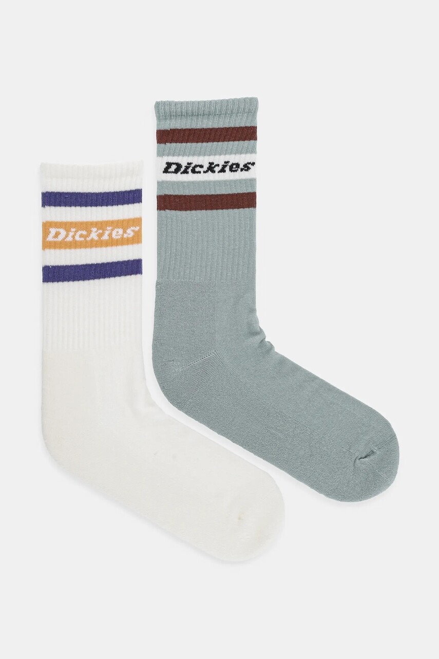 Ponožky Dickies 2-pak pánske, zelená farba, DK0A4XDKK361