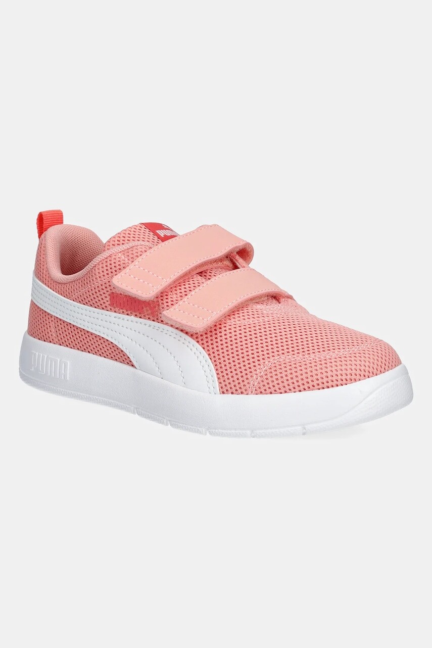 Detské tenisky Puma Courtflex V3 Mesh PS oranžová farba, 398085