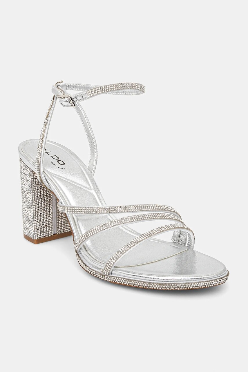 Sandále Aldo CHICGLOW strieborná farba, 13965413