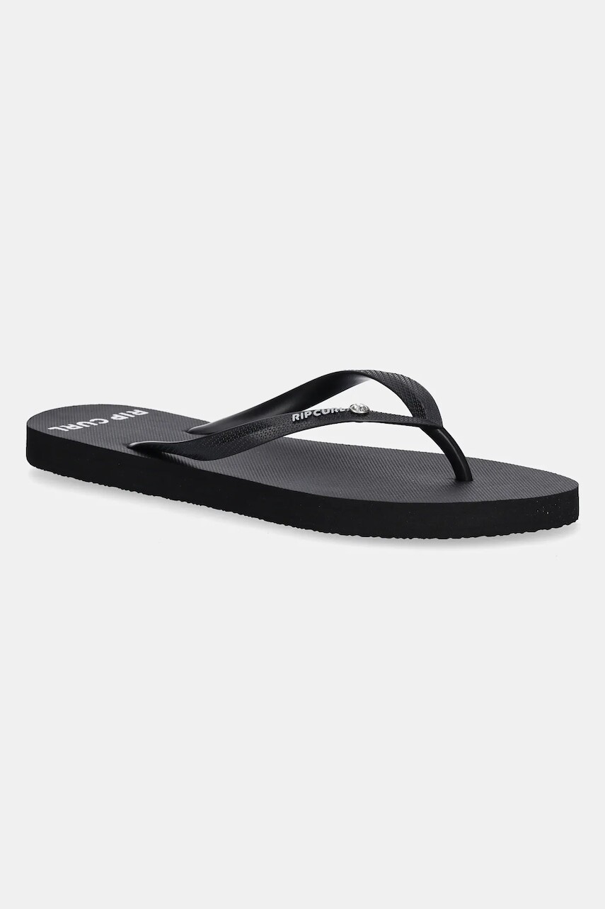 Šľapky Rip Curl dámske, čierna farba, na plochom podpätku, 173WOT