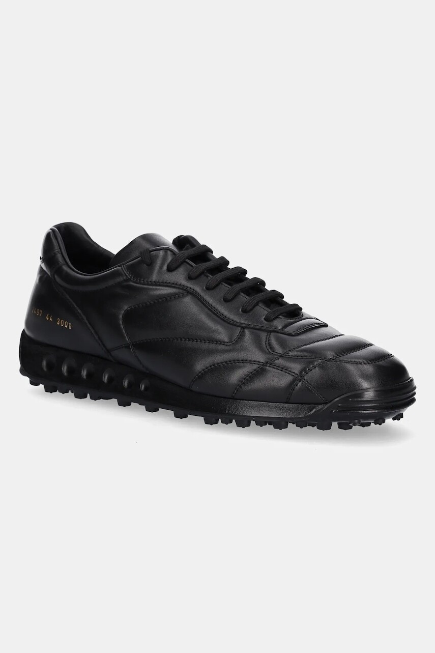 Kožené tenisky Common Projects Soccer Shoe pánske, čierna farba, 2497