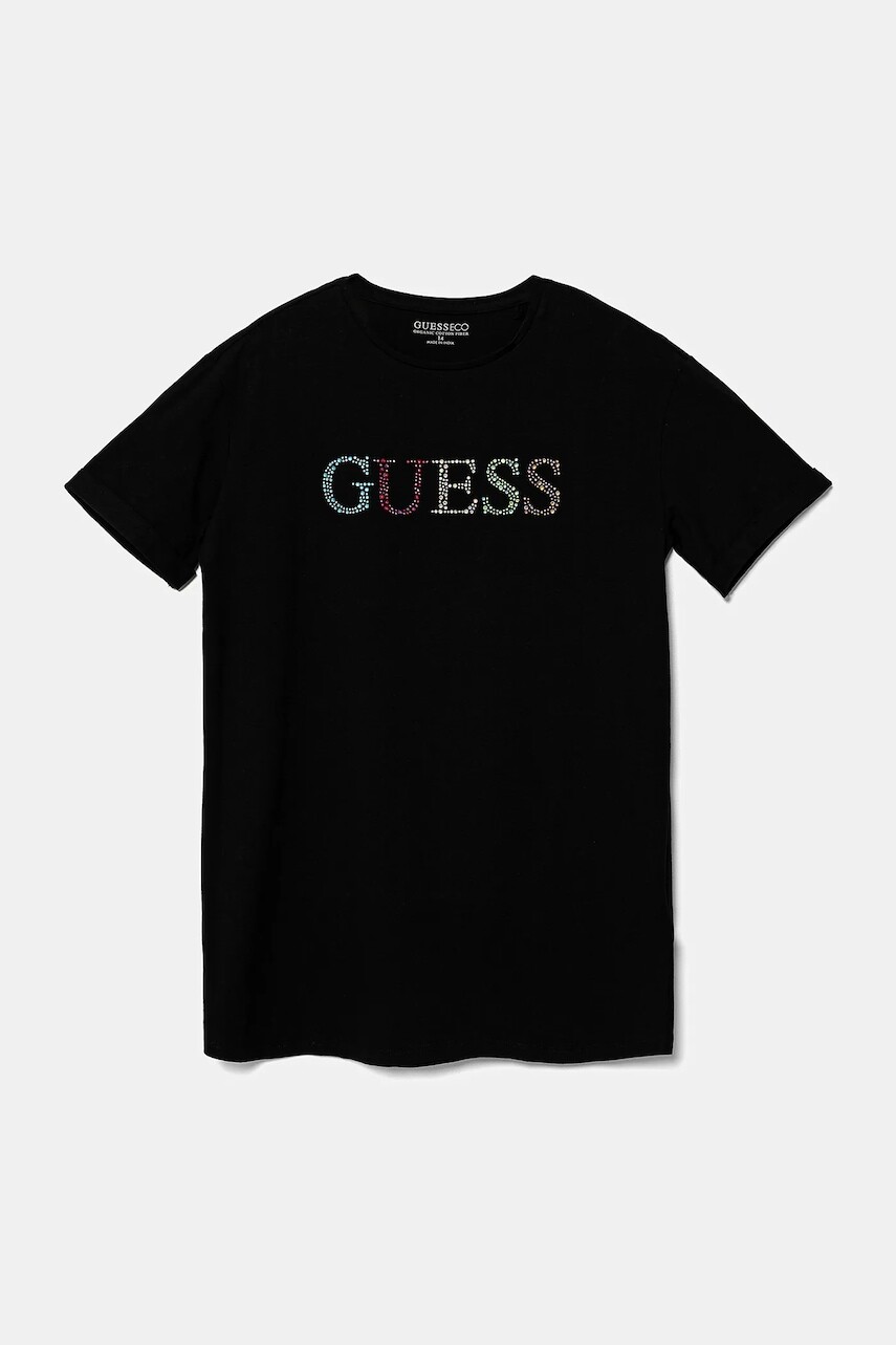 Detské tričko Guess čierna farba, J5GI38 J1314