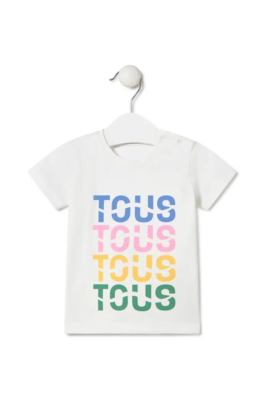 Detské tričko Tous Logo biela farba, s potlačou, Logo.2202