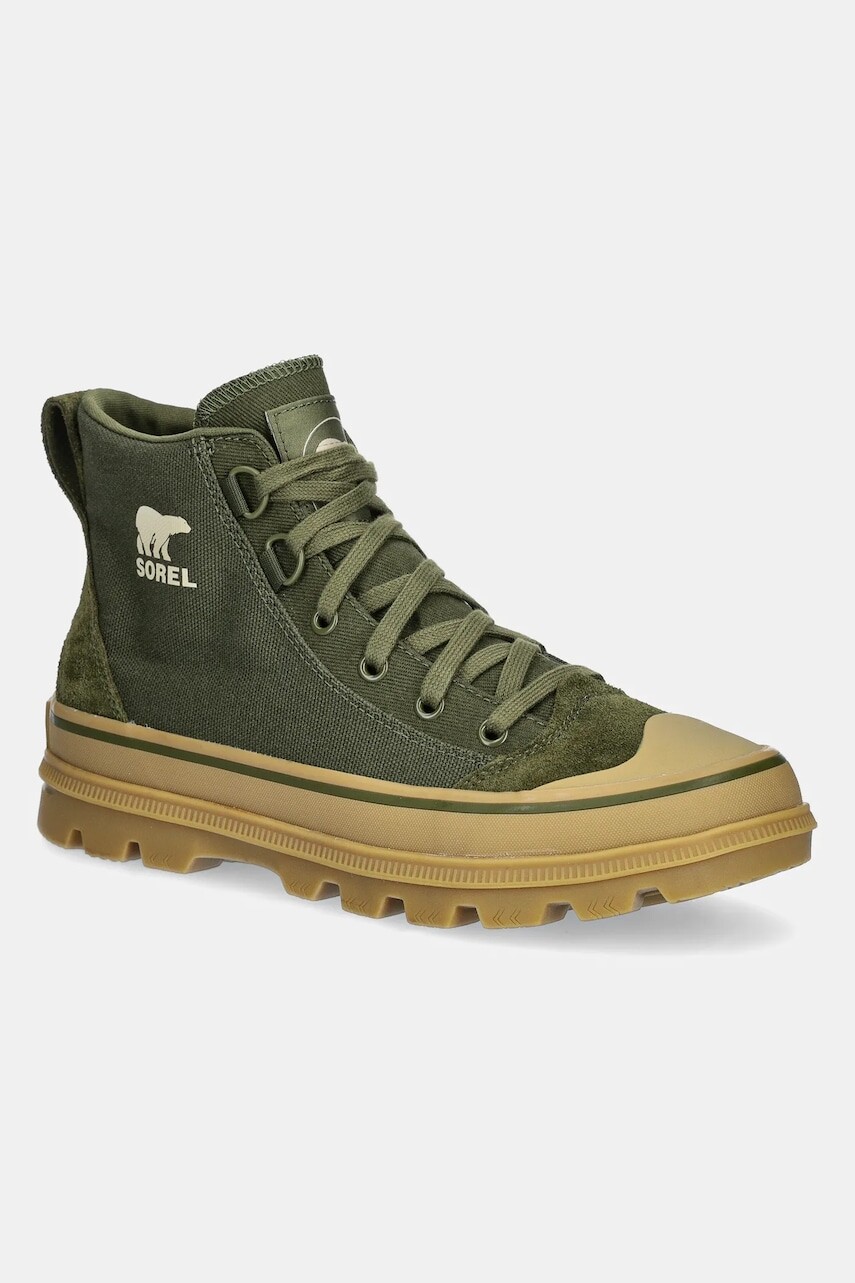 Tenisky Sorel SCOUT N ABOUT MID zelená farba, 2113341355