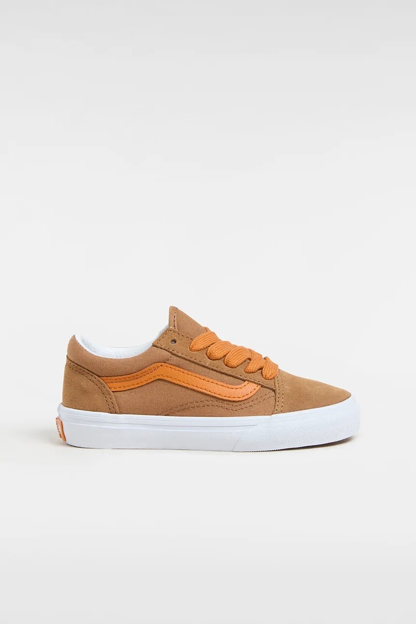 Detské tenisky Vans Old Skool hnedá farba, VN000CYVWNR1