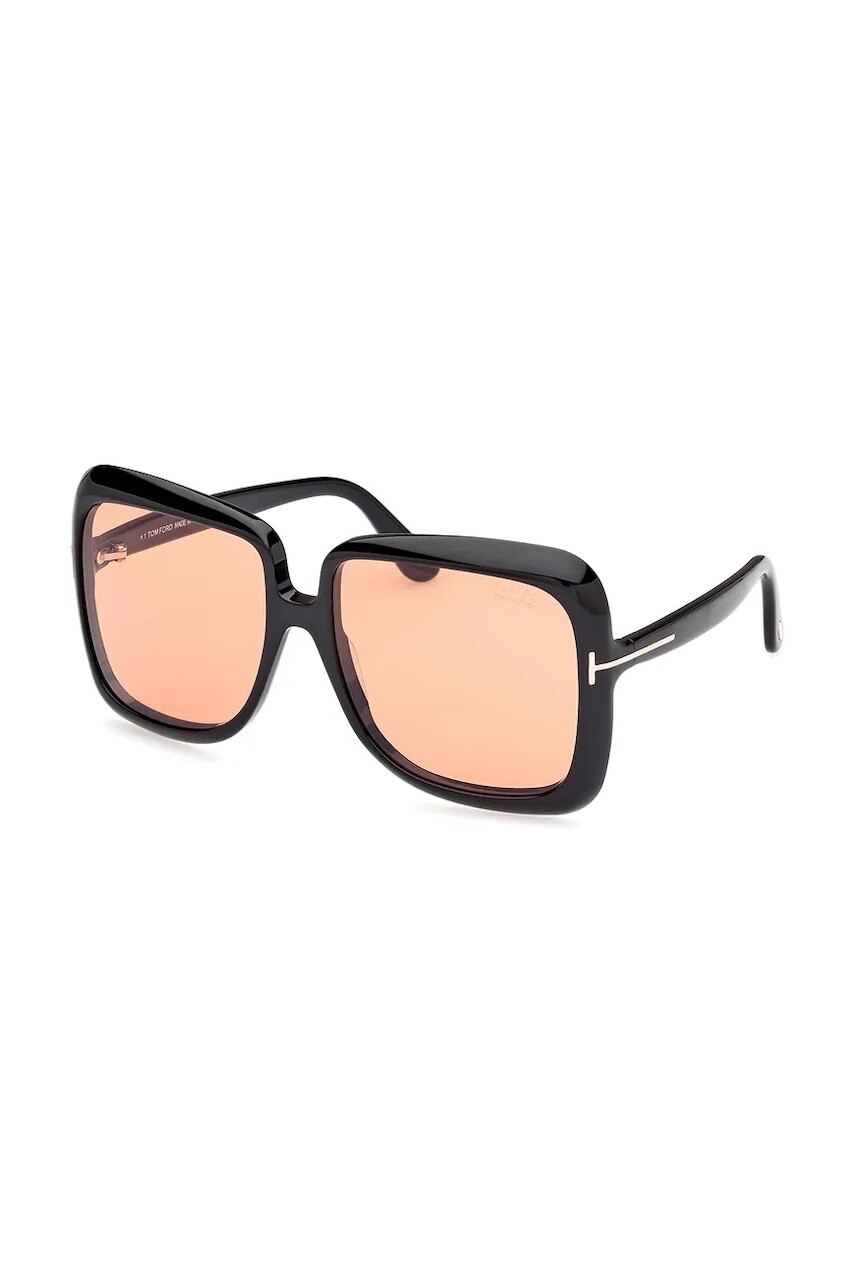 Slnečné okuliare Tom Ford Lorelai dámske, čierna farba, FT1156_5901E