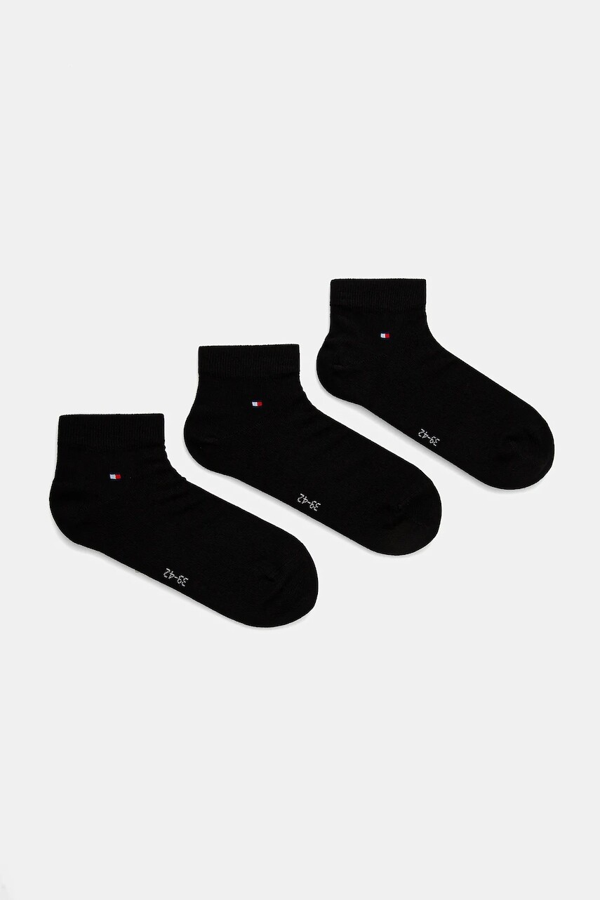 Ponožky Tommy Hilfiger pánske, čierna farba, 701219563