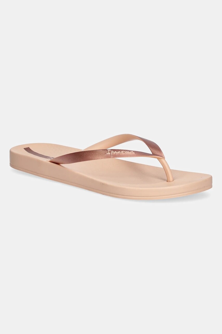 Šľapky Ipanema ANAT CONNECT dámske, oranžová farba, na plochom podpätku, 83648-BE964