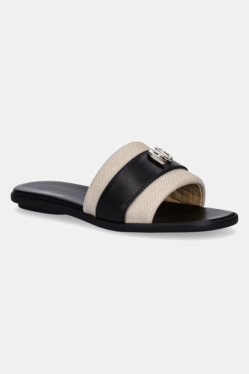 Šľapky Furla Furlarch Mule dámske, čierna farba, YJ31RCH BX3893 EC000