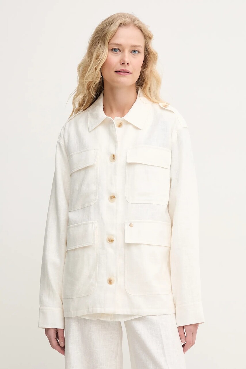 Bunda Mos Mosh béžová farba, prechodná, 169530