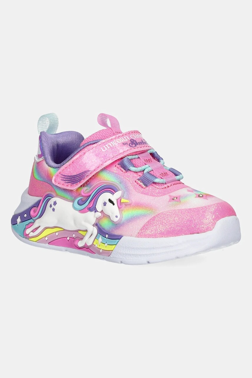 Tenisky Skechers UNICORN CHASER ružová farba, 302298N