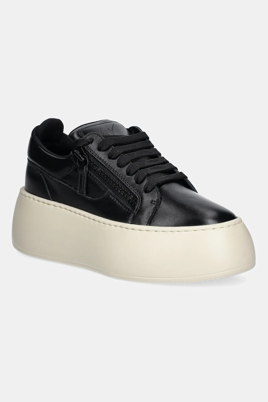 Kožené tenisky Giuseppe Zanotti Alma čierna farba, RS50009.001