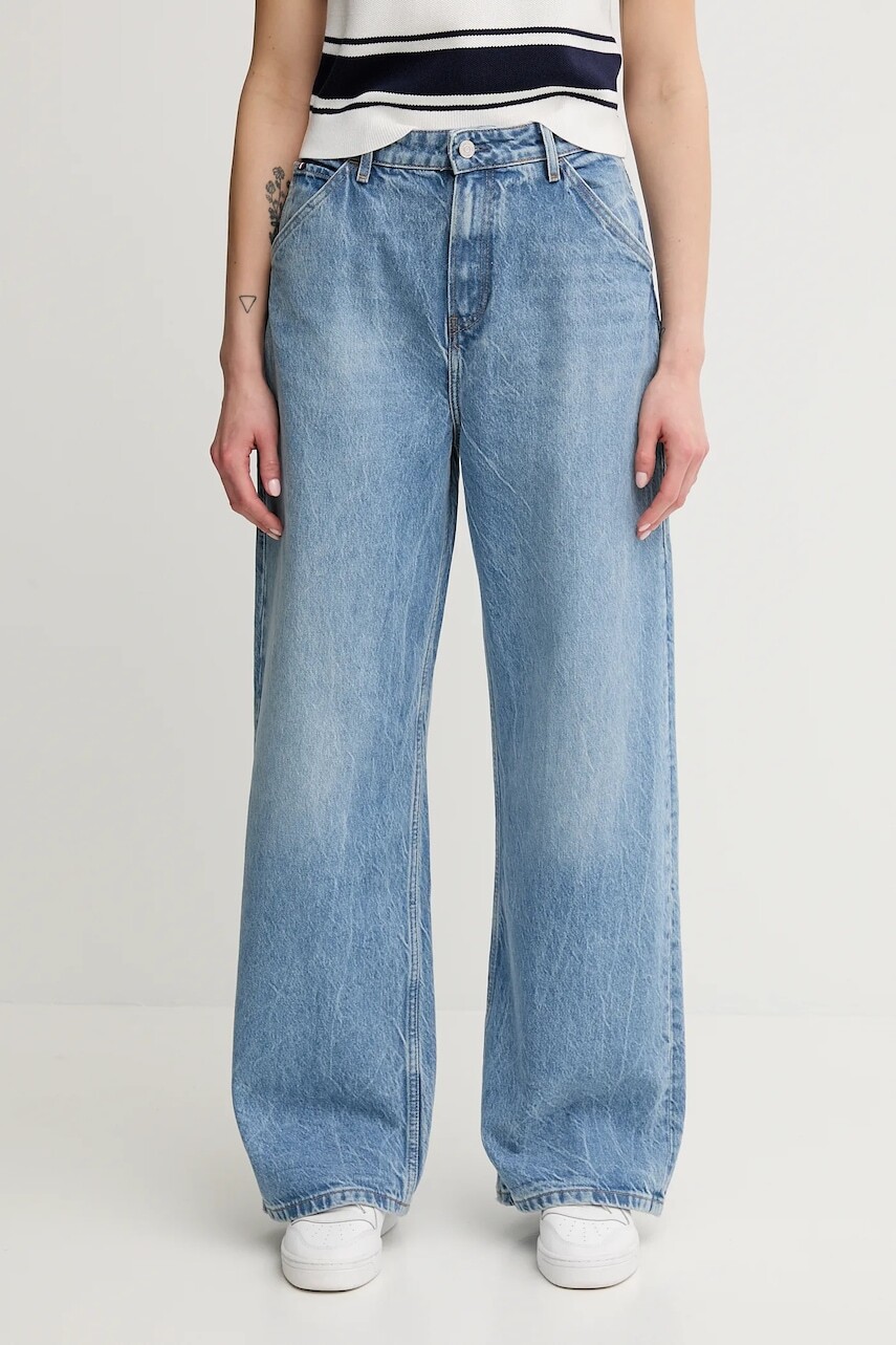 Džínsy s prímesou ľanu Tommy Hilfiger WW0WW46792