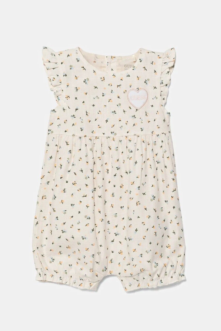 Detské bavlnené dupačky Guess S5GG06 WH6K4