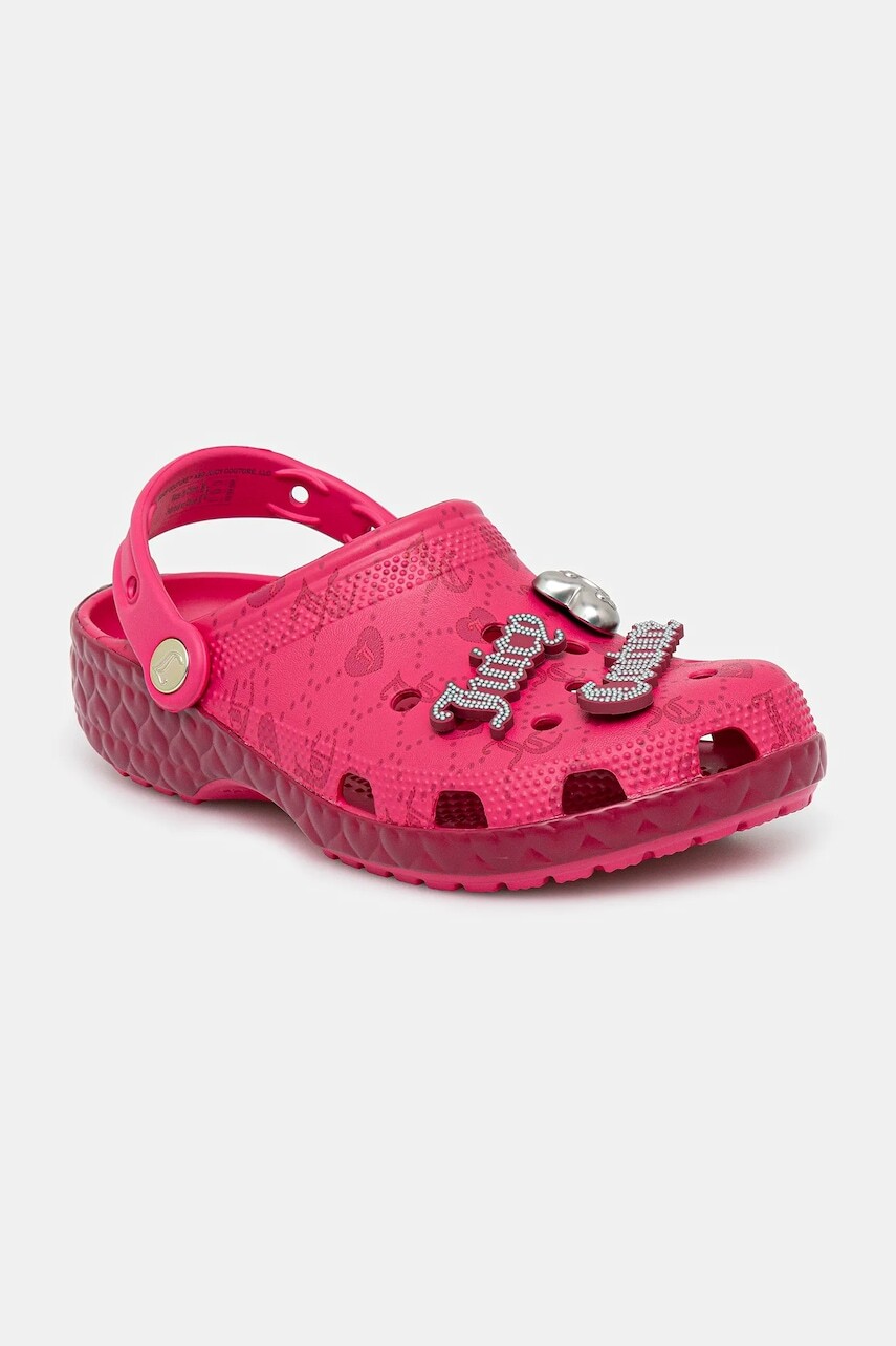 Šľapky Crocs Classic Juicy Couture Clog ružová farba, 210823.90H