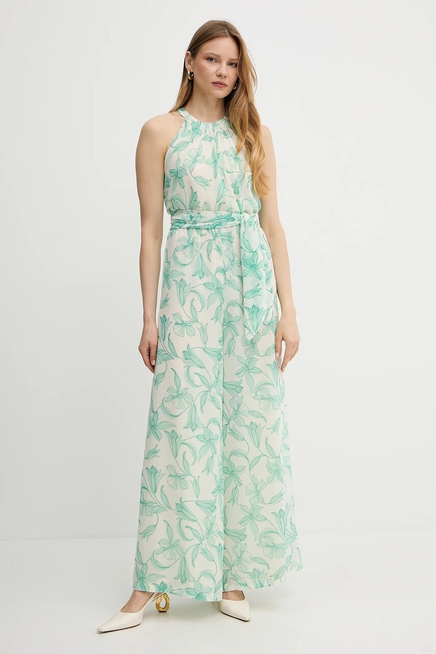 Overal Marella Emme by Marella béžová farba, s okrúhlym výstrihom, 2515241042200