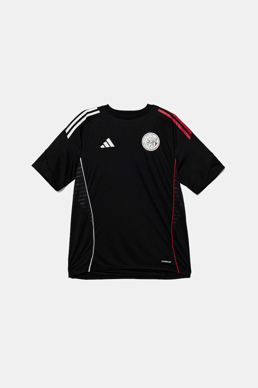 Detské tričko adidas Performance AJAX čierna farba, s potlačou, JP1747