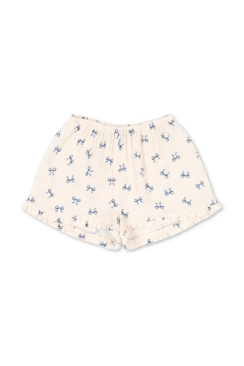 Šortky Konges Sløjd COCO SHORTS GOTS béžová farba, KS103206