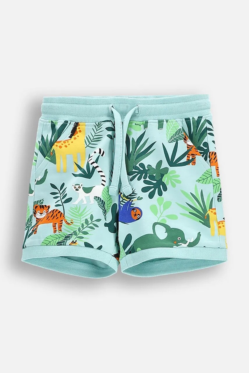 Šortky Coccodrillo viac farieb, vzorované, nastaviteľný pás TROPICAL STORY BOY NEWBORN