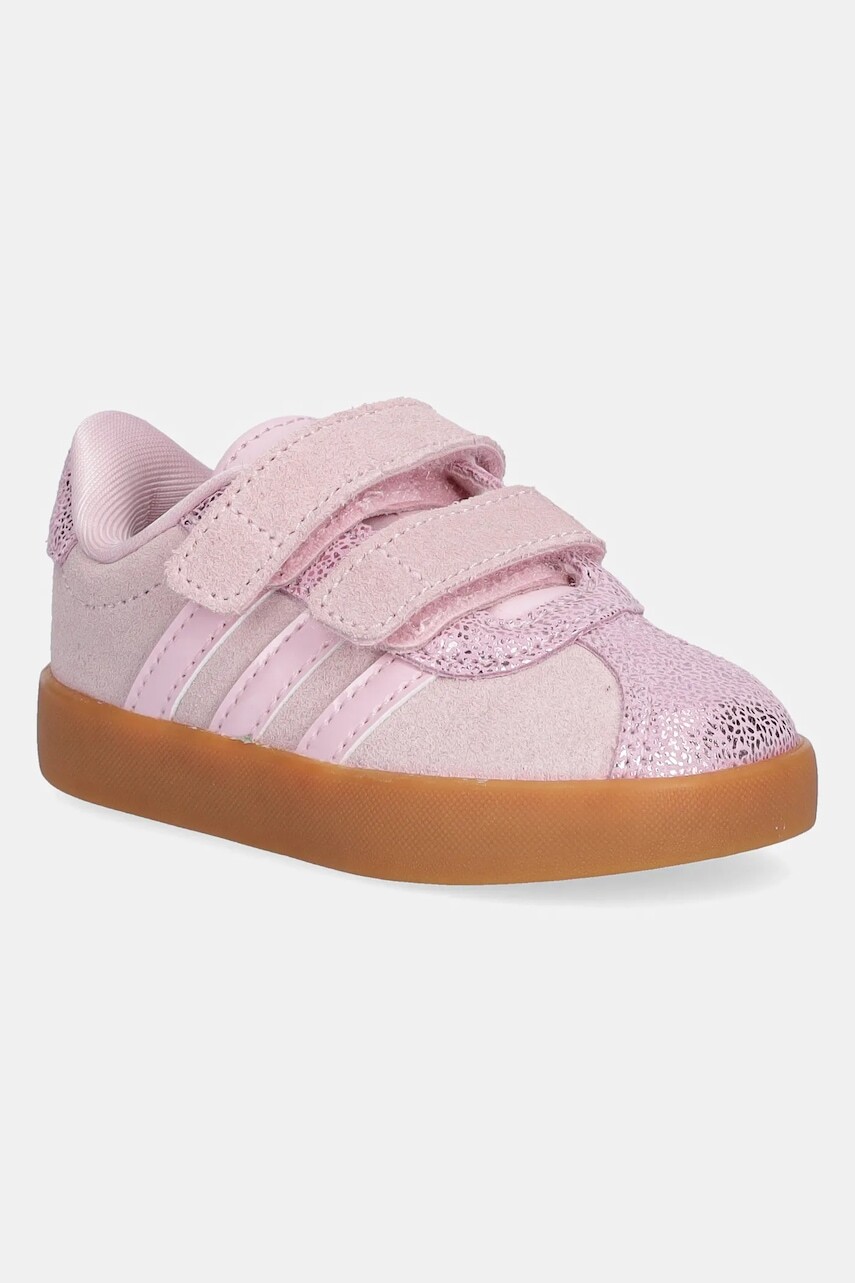 Detské tenisky adidas VL COURT 3.0 ružová farba, JP7851