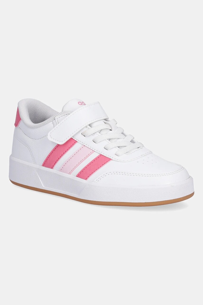 Detské tenisky adidas BREAKNET 3.0 biela farba, JS3684